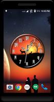Sunset Clock Live Wallpaper poster