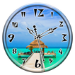 ”Paradise Clock Live Wallpaper