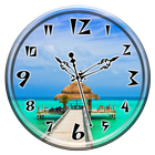 Paradise Clock Live Wallpaper simgesi