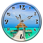 ikon Paradise Clock Live Wallpaper