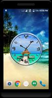 Paradise Clock Live Wallpaper โปสเตอร์