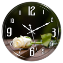 White Rose Clock Live WP APK