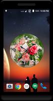 Vintage Flower Clock Live WP اسکرین شاٹ 3