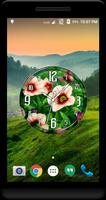 Vintage Flower Clock Live WP capture d'écran 2