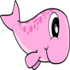 ballena rosa icon