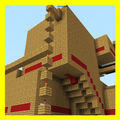 夜遅く。 Minecraftの地図