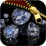Diamond Zipper Lock Screen icon