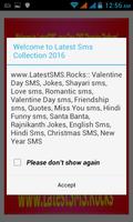 Latest Sms Collection 2016 স্ক্রিনশট 1