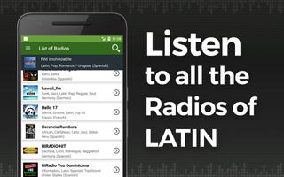 लैटिन संगीत रेडियो पोस्टर