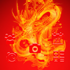 Fire dragon icon