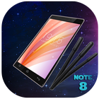 launcher note 8 icône