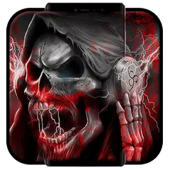 Blut-Todesschädel-Thema APK Herunterladen