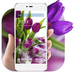 download HD Wallpaper tulipano viola APK