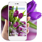 HD Purple Tulip Wallpaper icon