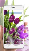 HD Purple Tulip Wallpaper screenshot 2