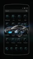 Black technology sports car 스크린샷 1