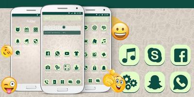 برنامه‌نما Launcher Theme for Whatsapp عکس از صفحه