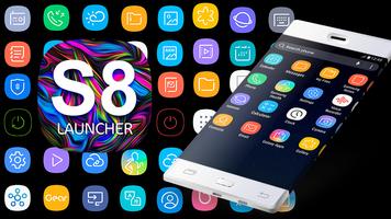 s s8 launcher - galaxy s8 launcher theme cool poster