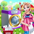 Laundry games for girls : Washing Clothes Machine आइकन