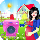 Laundry games : Daycare skills icône