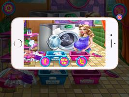 Laundry Games : Home Laundry games for girls capture d'écran 2