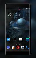 Theme for Lava Iris Launcher Sci-Fi Wallpaper poster