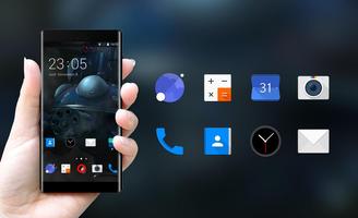 Theme for Lava Iris Launcher Sci-Fi Wallpaper screenshot 3