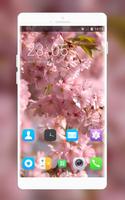 Theme for Lava Iris 250 Pink Wallpaper 海报