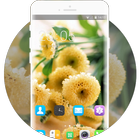 Theme for Lava Iris 410 Flower Bouquet Wallpaper simgesi