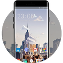 Theme for Lava Iris 450 Colour Fantasy City APK