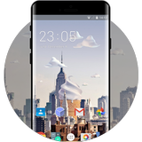 Theme for Lava Iris 450 Colour Fantasy City icon