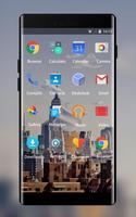 Theme for Lava Iris 450 Colour Fantasy City screenshot 1