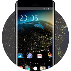Theme for Lava Iris 504Q+ Space Earth Night APK download