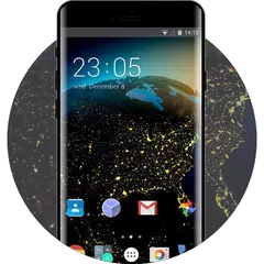 Скачать Theme for Lava Iris 504Q+ Space Earth Night APK