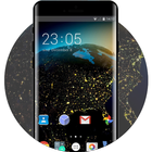 Theme for Lava Iris 504Q+ Space Earth Night icon