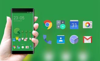 Green Theme for Lava Iris 550Q Launcher screenshot 3