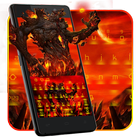 Lava Monster Keyboard Theme icono