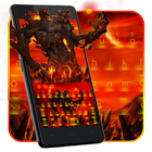 Lava Monster Keyboard Theme أيقونة