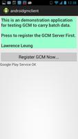 Test App for GCM پوسٹر