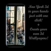 New York Through Window Live Wallpaper 3D 포스터