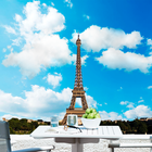 Paris Breakfast Live Wallpaper 3D icône