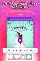 Love Photo Video Maker With Music постер