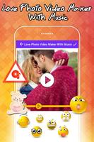 Love Photo Video Maker With Music imagem de tela 1