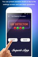 Lie Detector Simulator Cartaz