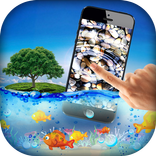 Underwater Phone Screen Simulator