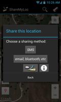 Share my location FREE captura de pantalla 2