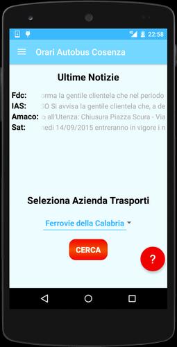 Download Orari Autobus Cosenza 2.0.5 Android APK