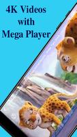 Mega Video Player: Full HD Videos & 4K Supported Affiche