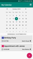 Ofline Simple Calendar スクリーンショット 1