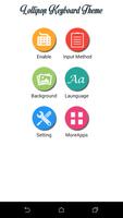 Lollipop Keyboard Theme syot layar 2